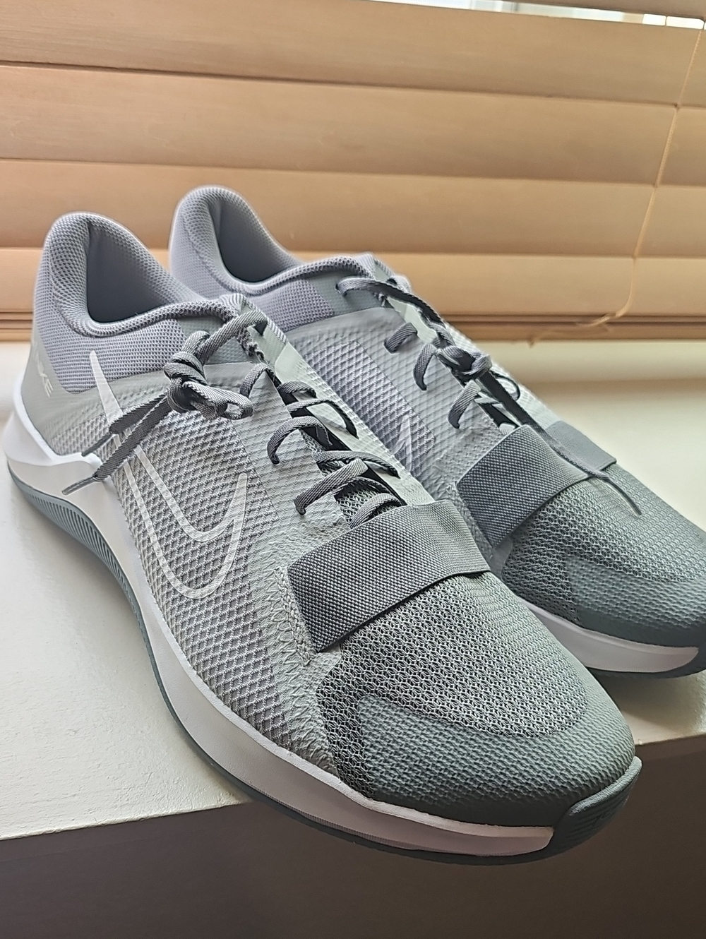 Nike Men’s Athletic Training Shoes - Light Gray & White
